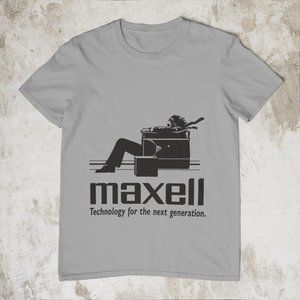 Maxwell Speakers Vintage 1980's Blown Away Man T-Shirt